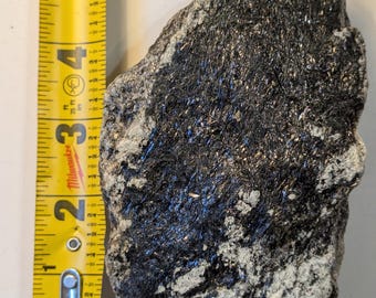 Biotite Mica Quartz Veined Rock * Metamorphic Crystal-rich