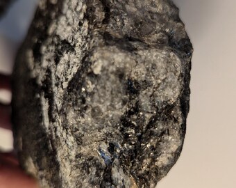 Biotite Mica Quartz Veined Rock * Metamorphic Crystal-rich