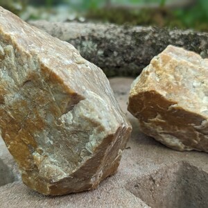 Cherty Quartzite Rocks 2 Pc, Metamorphic Specimens or Decorative Creamy ...