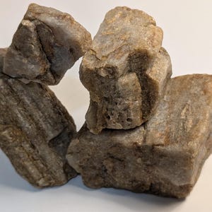 4 Piece Set of Variegated Quartzite Rocks * Over 2 Pounds of Naturally Decorative Stones for Terrariums, Aquariums, Crafts, Home, & Hobbies