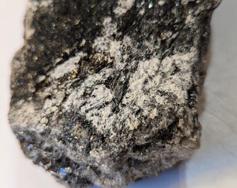 Biotite Mica Quartz Veined Rock * Metamorphic Crystal-rich