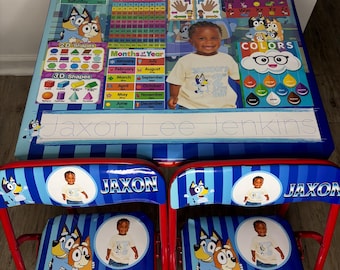 Kids 3 piece Learning Table Set