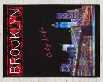Brooklyn Bridge Throw Blanket