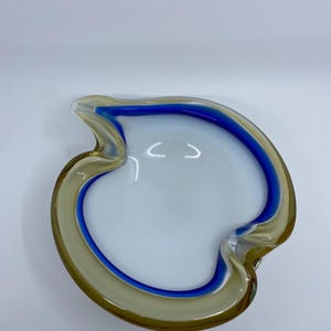 Vintage Murano Glass Ashtray,Mid Century .