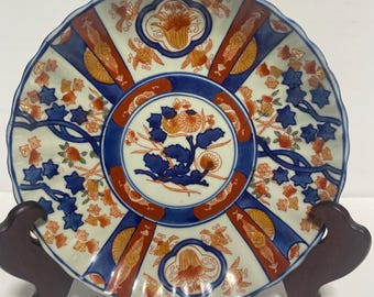 Charge Imari plate, early 1900