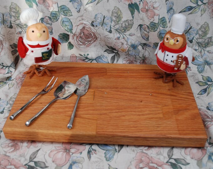 Extra Large Recycled Oak Cutting Board, Church Pew Wood