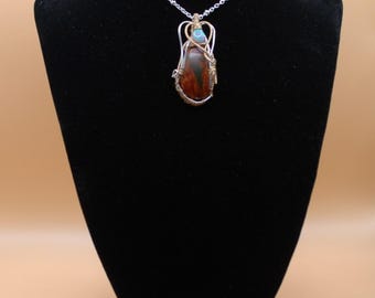 Jasper and Opal Pendent