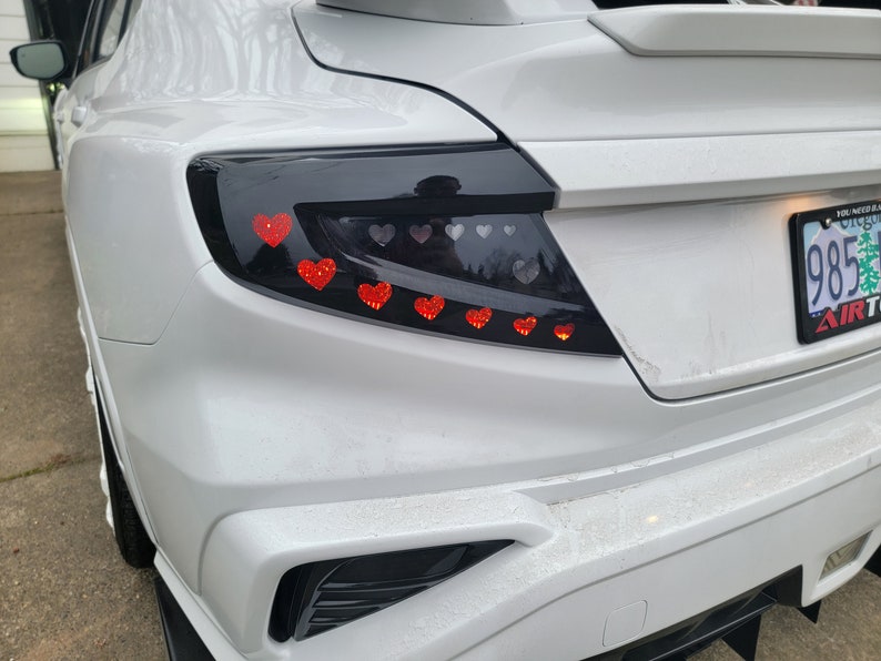 2022+ WRX Tail Light Overlays V6 HEARTS - Etsy