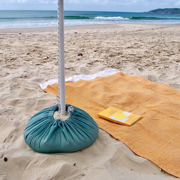 Beach umbrella anchor, Sandbag, Beach Umbrella stabilisers, Beach accessory, Stay Brolly, Beach umbrella