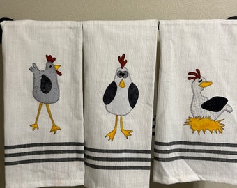 Chicken Tea Towel