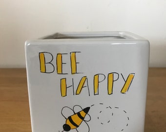 Inspirational Vase. Bumble Bee Candy Bowl.