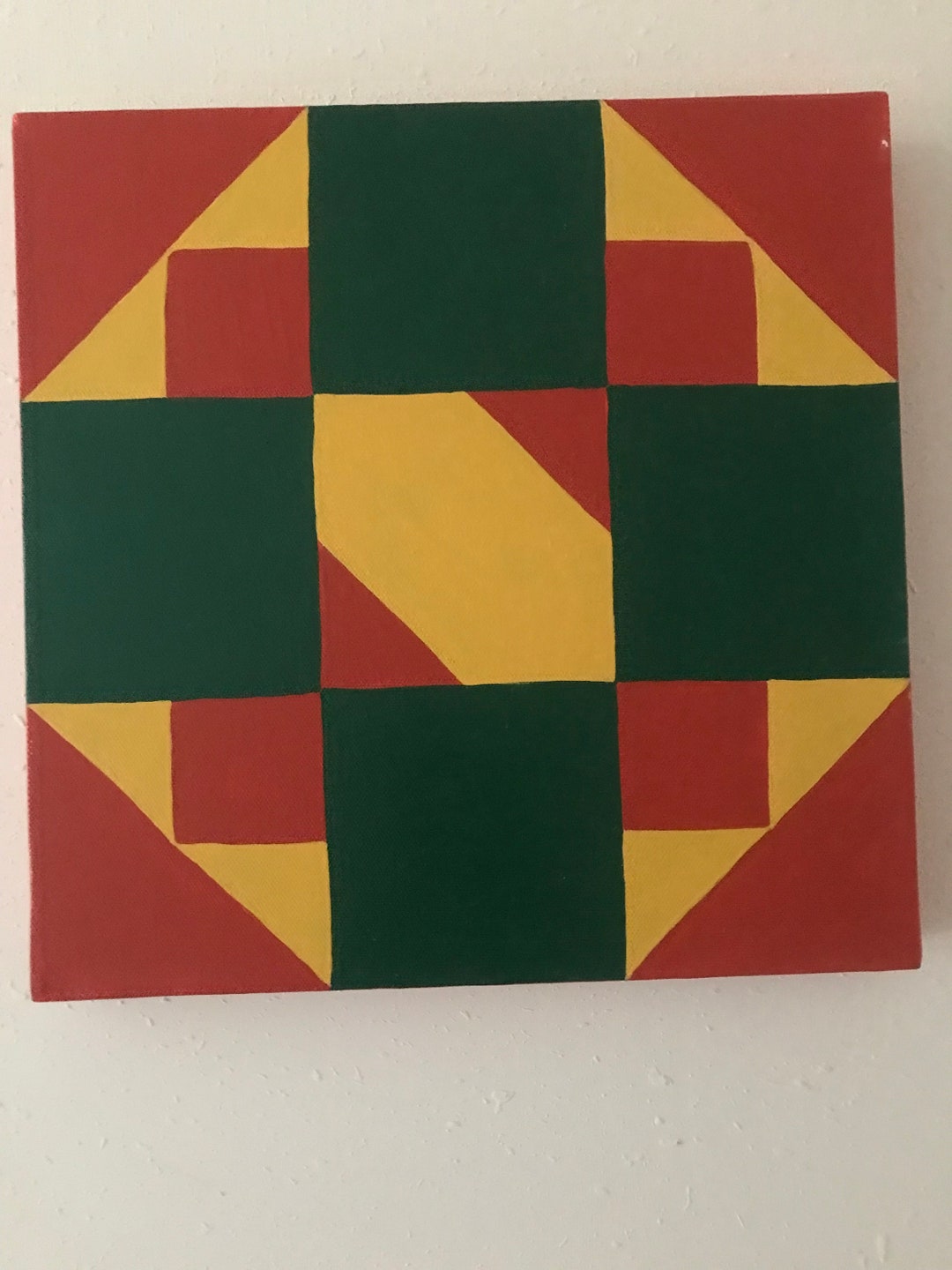 Indoor Painted Quilt. Barn Quilt. Etsy