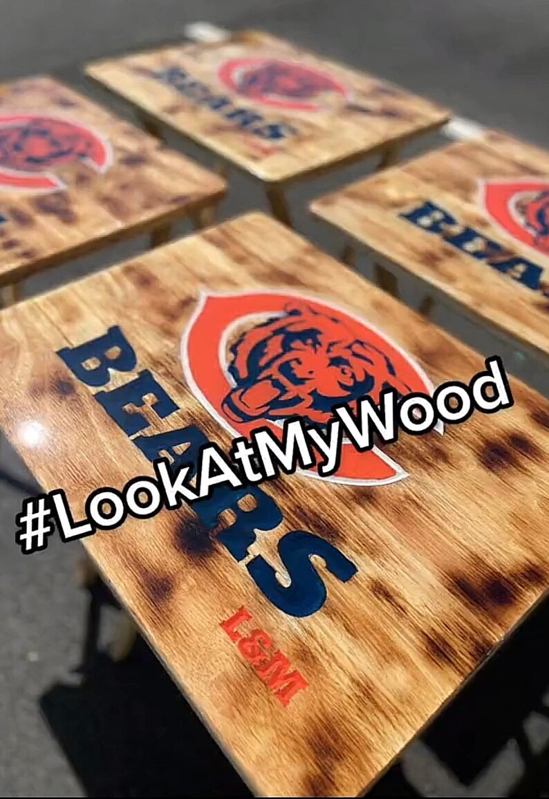 Custom Carved/painted Tv Dinner Tray Set Etsy