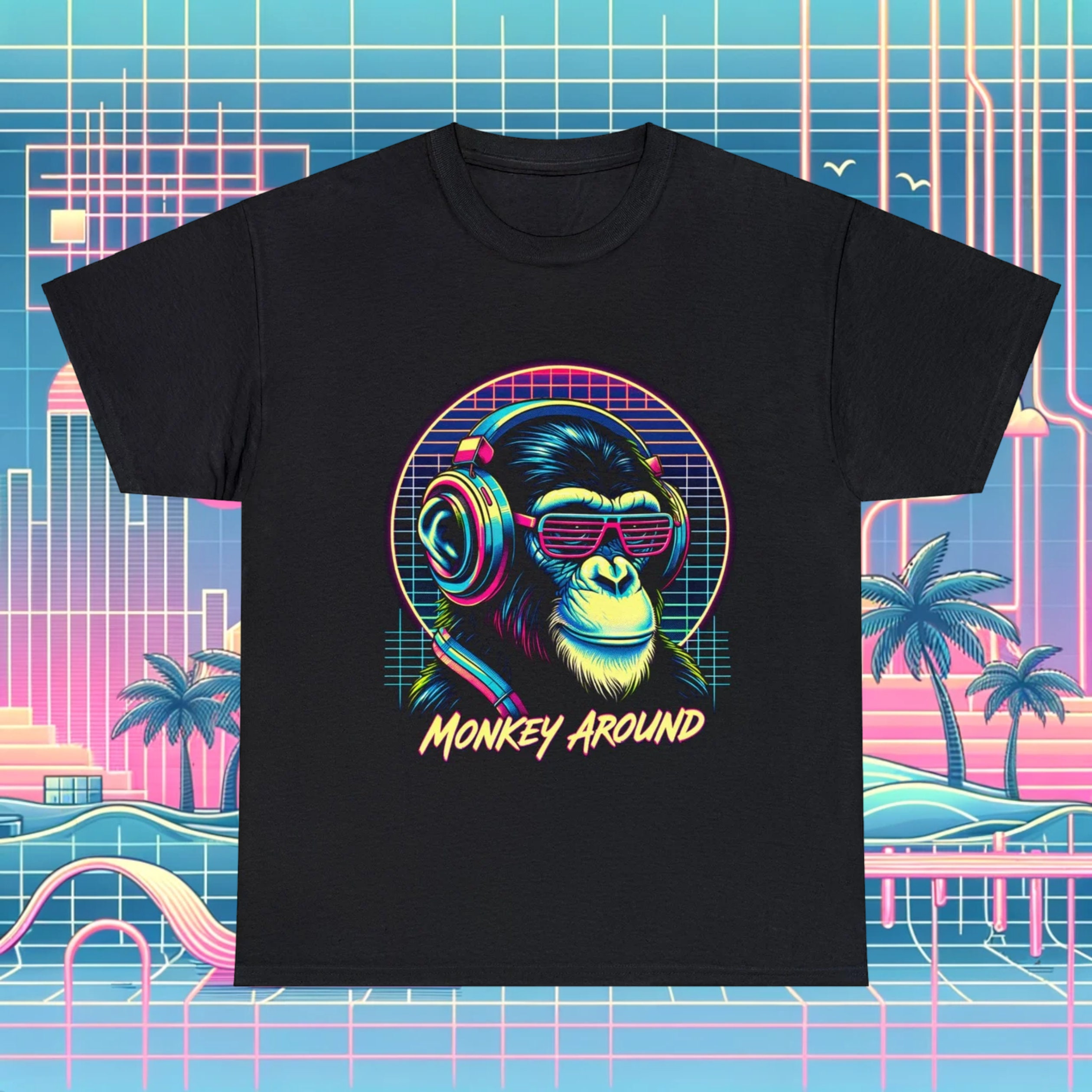 Funny Monkey T Shirt Etsy Israel
