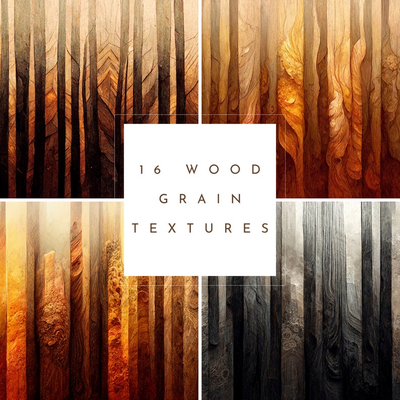 Wood Grain Digital Paper, Wood Texture Paper, Wooden Paper, Wood Grain Backgrounds, Wood Paper