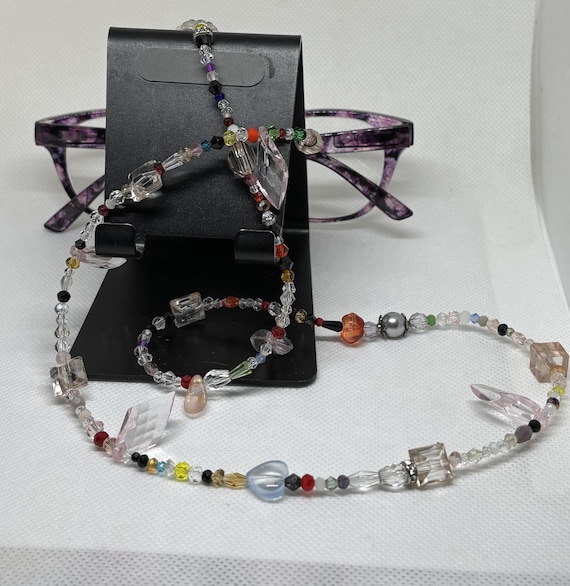29.5" Glass Bead Eyeglass Chain