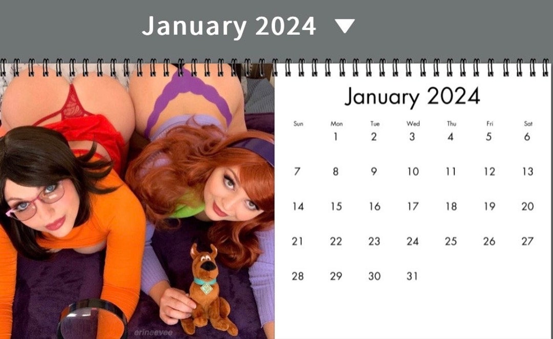Desktop 2024 Erin Eevee Cosplay Calender - Etsy UK