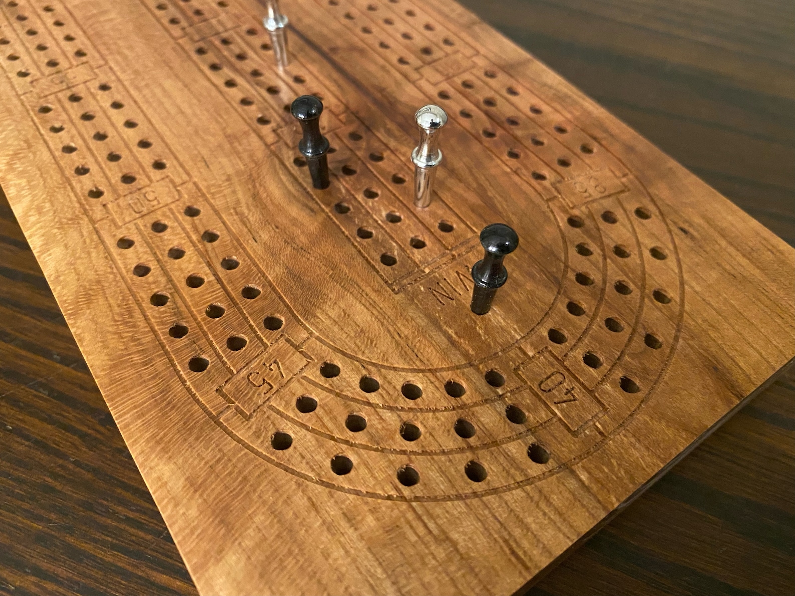 3 Track Cribbage Board Cnc Digital Template Plan Download, Vcarve Crv, Svg, Dxf, Ai, Eps, Pdf Etsy