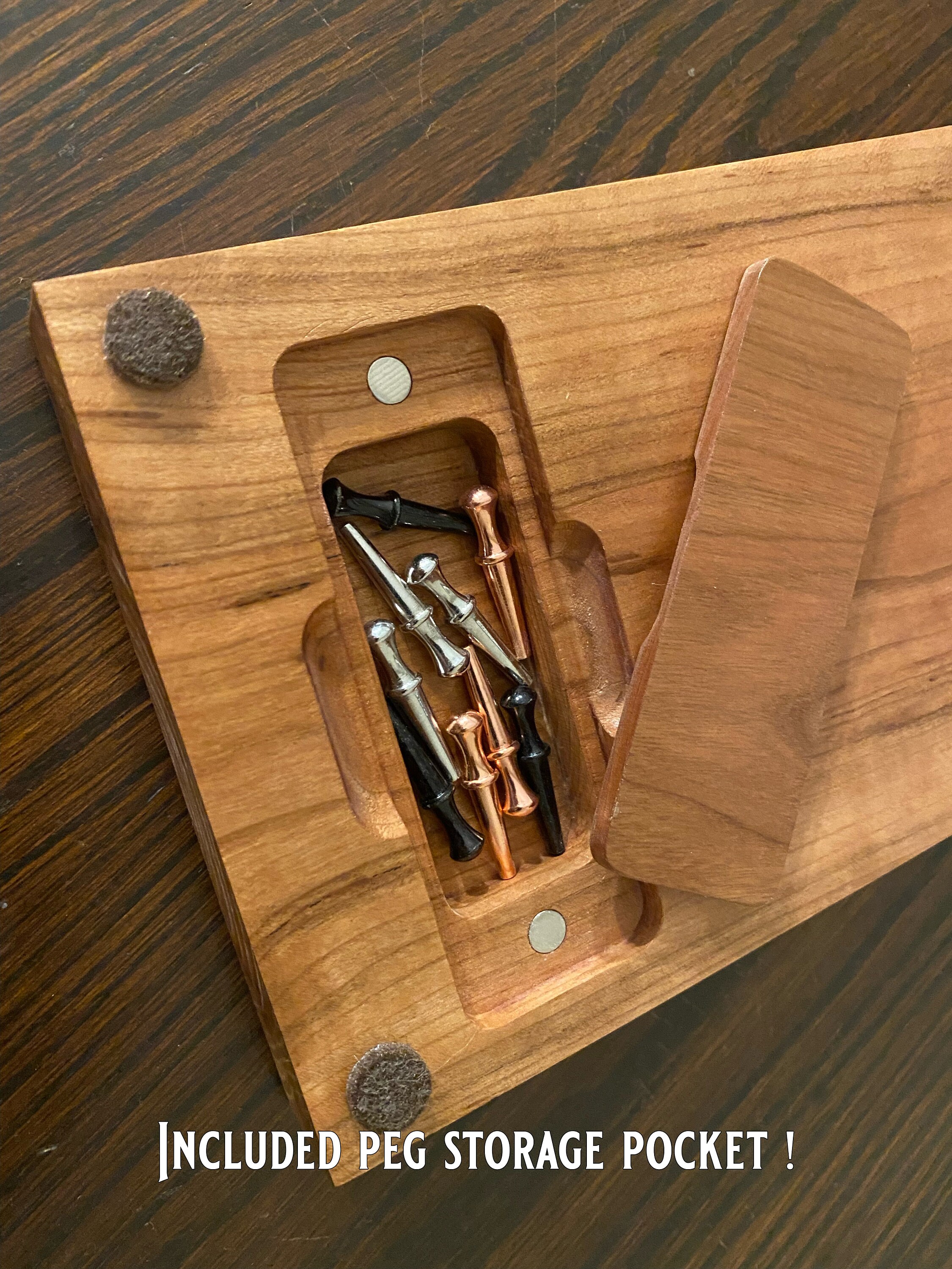 3 Track Cribbage Board Cnc Digital Template Plan Download, Vcarve Crv