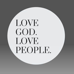 Love God Love People Printable Poster Instant Download Digital Print Wall Art Decor