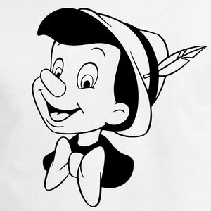 Pinnochio digitale snijbestanden - ontwerpbestanden - Cricut - SVG - Silhouette Cameo - PNG - EpS - pdf - dxF - pinnochio