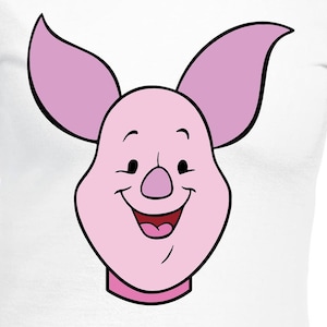 Piglet Face Digital Cut Files - Design Files - Cricut - SVG - Silhouette Cameo - PNG - EpS - PDF - DxF - The Winnie The Pooh