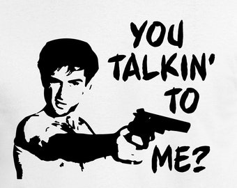 You Talkin' To Me? Digital Files - Design Files - Cricut - SVG - Silhouette Cameo - PNG - EpS - PDF - DxF - Taxi Inspired