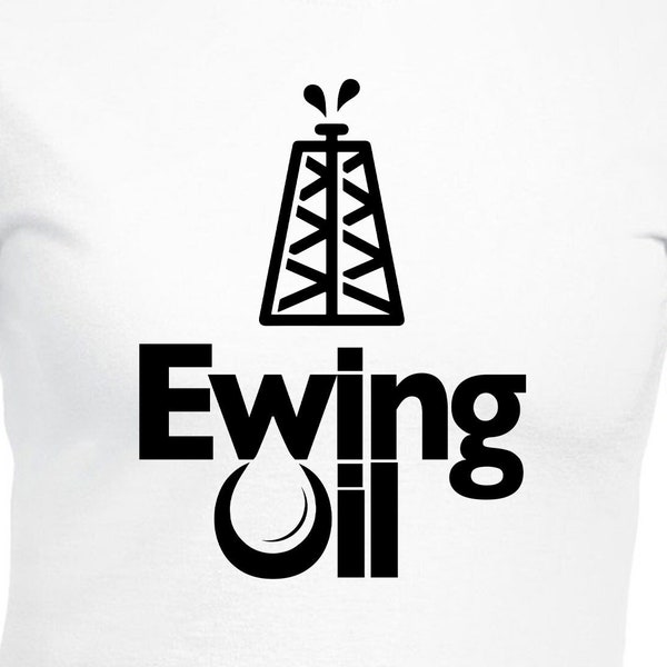 Ewing Oil Digital Files - Design Files - Cricut - SVG - Silhouette Cameo - PNG - EpS - PDF - DxF - Dallas