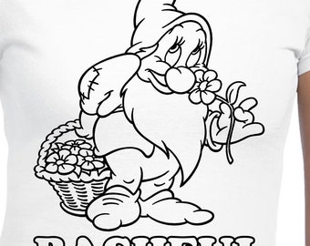 Bashful Dwarf Digital Cut Files - Design Files - Cricut - SVG - Silhouette Cameo - PNG - EpS - PDF - DxF - Snow White