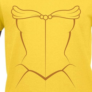 Maglietta del costume della principessa Belle File di taglio digitale - File di progettazione - Cricut - SVG - Silhouette Cameo - PNG - EpS - PDF - DxF - La bella e la bestia