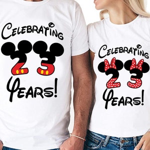 23 años Parejas Conjunto de Parejas Archivos Digitales - Diseño - Cricut - SVG - Silhouette Cameo - PNG - EpS - PDF - DxF - His Hers - 23 Years