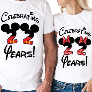 22 años Parejas Conjunto Archivos Digitales - Diseño - Cricut - SVG - Silhouette Cameo - PNG - EpS - PDF - DxF - His Hers - 22 Years