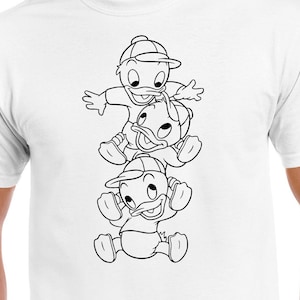 Huey, Dewey And Louie Digital Files - Design Files - Cricut - SVG - Silhouette Cameo - PNG - EpS - PDF - DxF