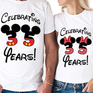 35 años Parejas Set Archivos digitales - Diseño - Cricut - SVG - Silhouette Cameo - PNG - EpS - PDF - DxF - His Hers - 35 Years