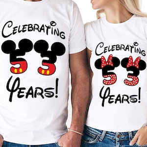 53 años Parejas Conjunto Archivos Digitales - Diseño - Cricut - SVG - Silhouette Cameo - PNG - EpS - PDF - DxF - His Hers - 53 Years