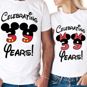 39 Aniversario Parejas Set Archivos Digitales - Diseño - Cricut - SVG - Silhouette Cameo - PNG - EpS - PDF - DxF - His Hers - 39 Years
