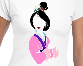 Mulan Digitale Bestanden - Design Files - Cricut - SVG - Silhouet Cameo - PNG - EpS - PDF - DxF - Mulan