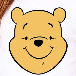 Winnie l'ourson - fichiers de coupe numérique - fichiers de conception - Cricut - SVG - Silhouette camée - PNG - EpS - PDF - DxF - Winnie l'ourson