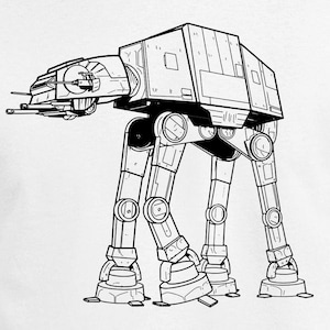 AT-AT Walker digitala klippfiler - Designfiler - Cricut - SvG - Silhouette Cameo - PNG - EpS - Pdf - DxF - Star Wars