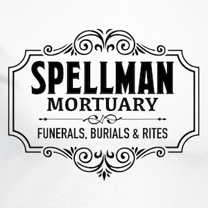 Spellman Mortuary Digital Files - Archivos de diseño - Cricut - SVG - Silhouette Cameo - PNG - EpS - PDF - DxF - Sabrina The Teenage Witch