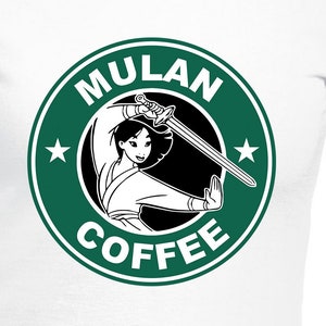 Mulan Coffee Digital Files - Design Files - Cricut - SVG - Silhouette Cameo - PNG - EpS - PDF - DxF - Mulan