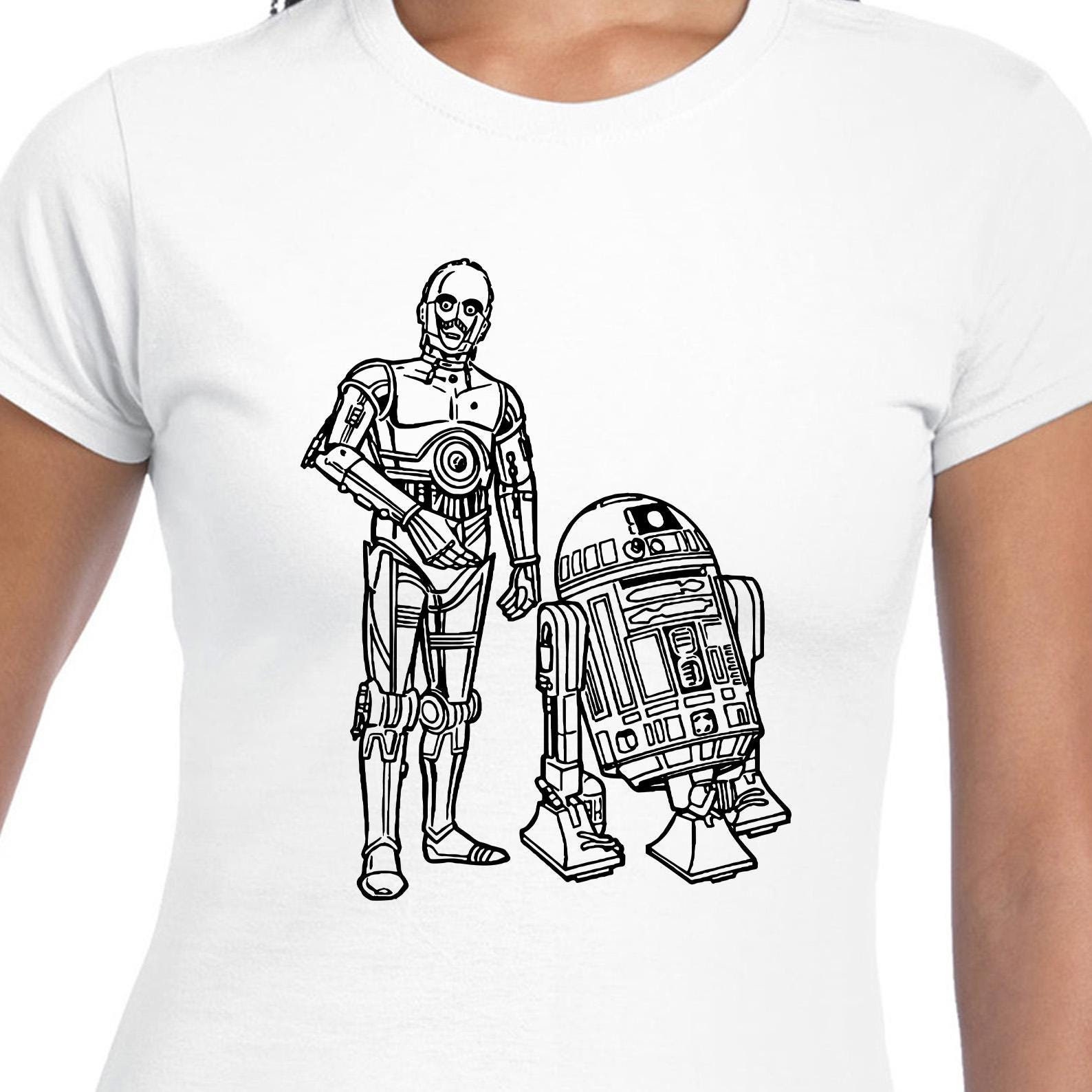 R2D2 and C3PO Digital Cut Files - Design Files - Cricut - Svg