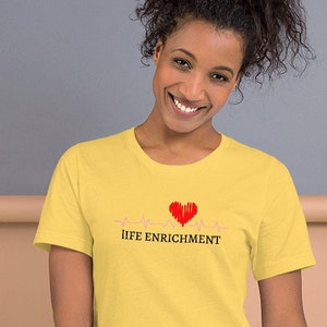 Activity director healthcare worker life enrichment t shirt