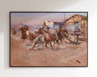 Wild West Cowboy Vintage Artwork Printable