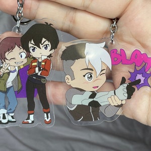 Voltron acrylic keychains, Shiro voltron keychain, Keith and Lance, Klance acrylic keychain, Shiro and Adam, Shadam, Adashi