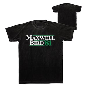 1981 NBA Ballot Box Tee, Cedric Maxwell/ Larry Bird, Boston Celtics shirt, 1981 NBA Champions T-Shirt