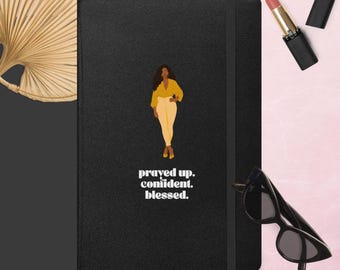 Bold & Blessed Journal: Chic Woman Hardcover Notebook