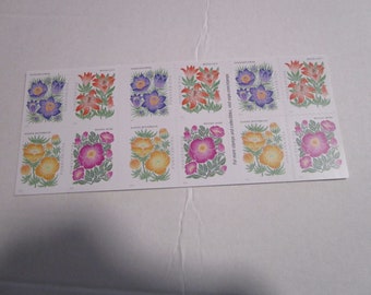 Mountain Flora Postage Stamp Booklet