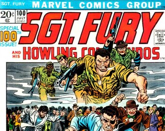 121 Issues Sgt. Fury and His Howling Commandos PDF CBR Marvel Vintage Golden Age