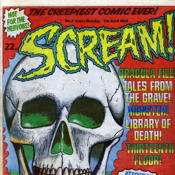 18 PROBLEMEN! SCREAM Horror Comics Magazine .pdf + .cbr-formaat!